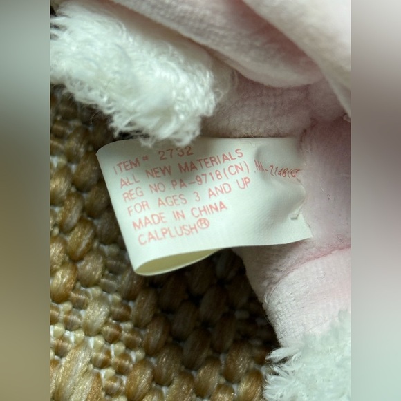 Vintage Calplush Sweet Dreams Bear Nightgown & Cap,Plush,Plushie,Stuffed Animal - Picture 5 of 6